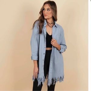 Denim Button Down top/jacket/dress